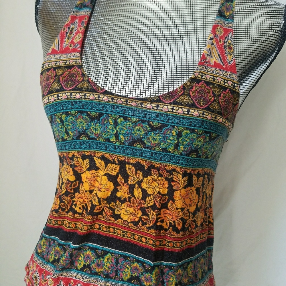 💥SALE 3 for $20💥 Open Back Boho Tank Top